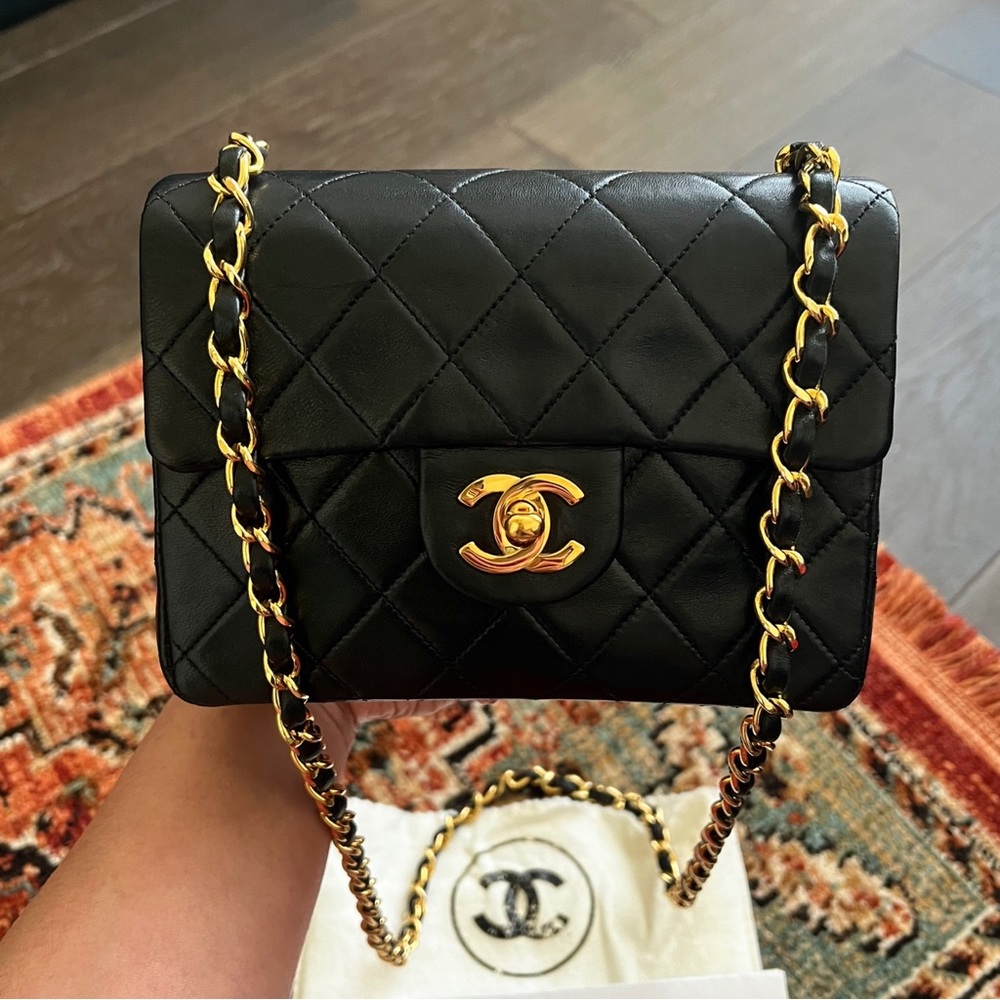 SOLD** Chanel Classic Vintage Mini Square Flap Bag